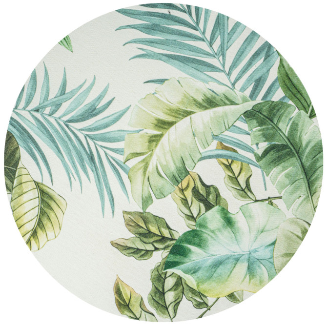 2 sottopiatti cotone: Plumage Verde, Fleur Verde
