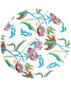 4 sottopiatti effetto seta: Pennello blu, Papiro verde,... 2