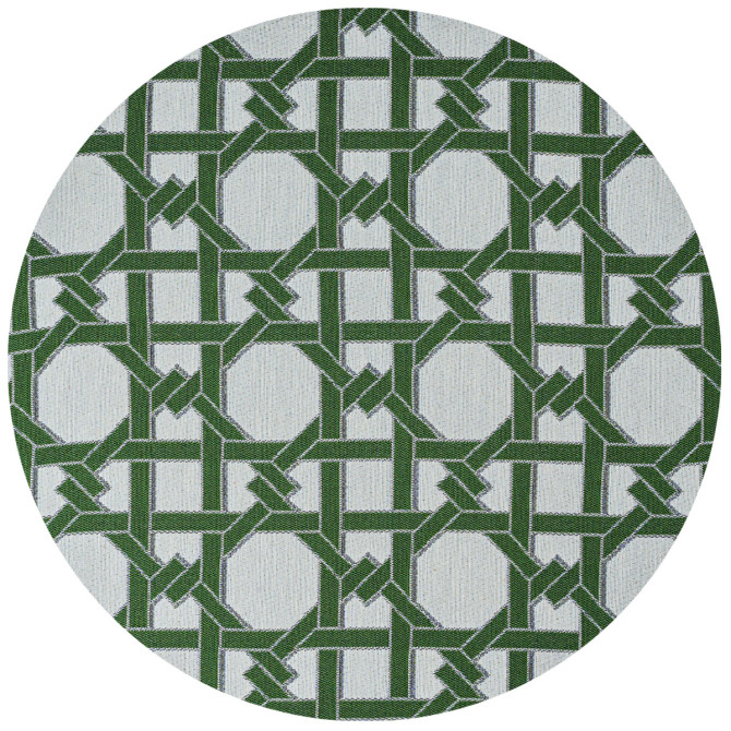 2 sottopiatti cotone: Vaso Grigio, Intreccio Verde