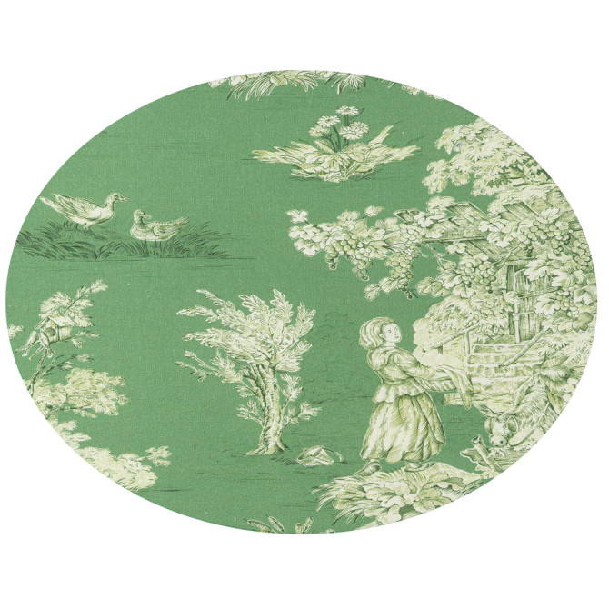 Sottopiatto Oriente Verde