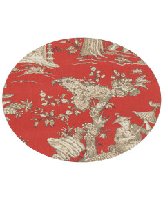 Sottopiatto Oriente Rosso