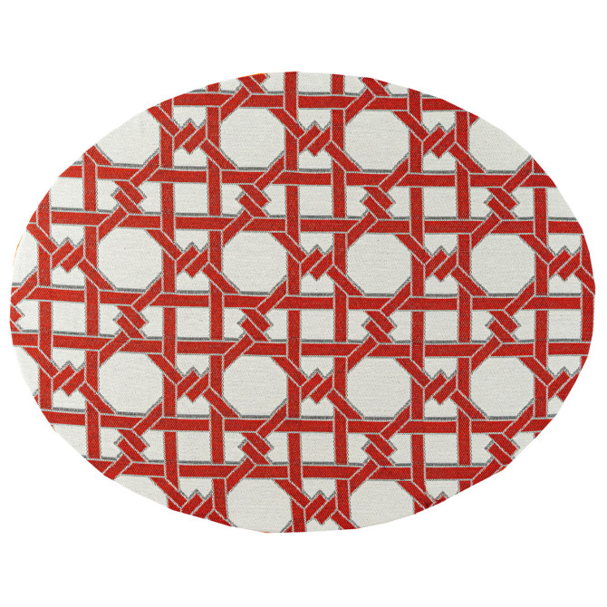 Sottopiatto Intreccio Rosso