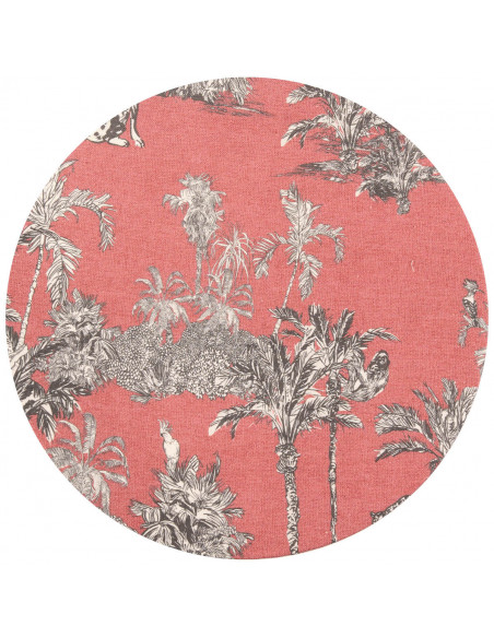 Sottopiatto Giungla Rosa