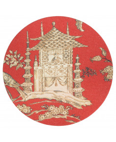 Segnaposto Oriente Rosso