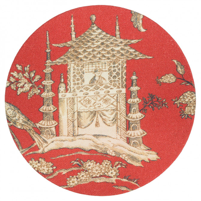 Segnaposto Oriente Rosso