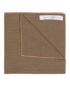 Tovagliolo Marrone Effetto Lino
