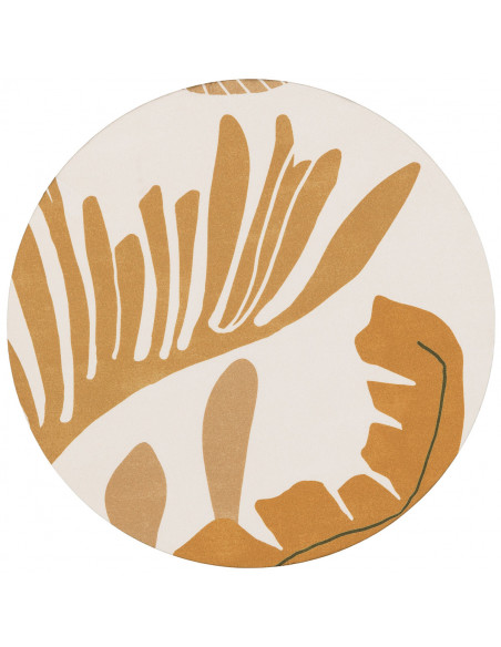4 sottopiatti effetto seta: Alocasia bianca, Fresia, Daffodil, Alocasia nera