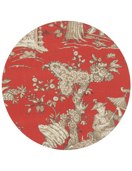 Set 3 Sottopiatti - Oriente Rosso
